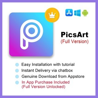 Picsart  Android Window (Genuine Warranty)