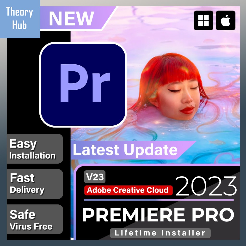 Adobe Premiere Pro 2023 / 2022 [Windows & Mac] | Latest Full Version | Lifetime