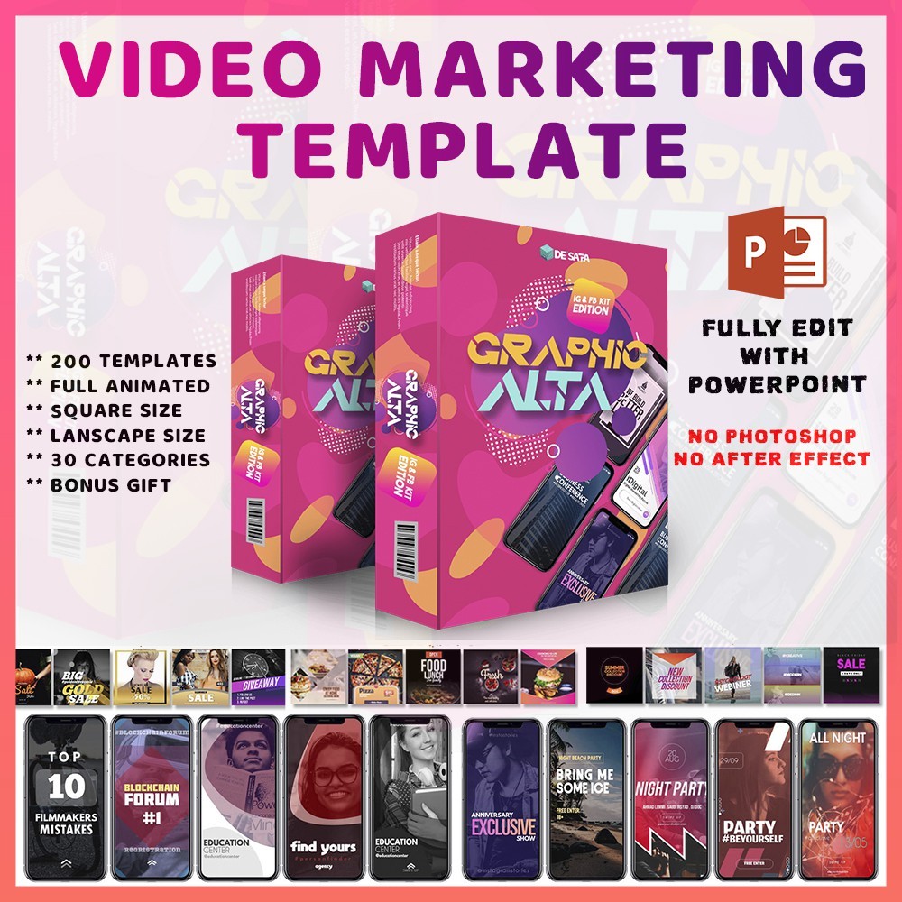 Social Media Video Marketing PowerPoint Template