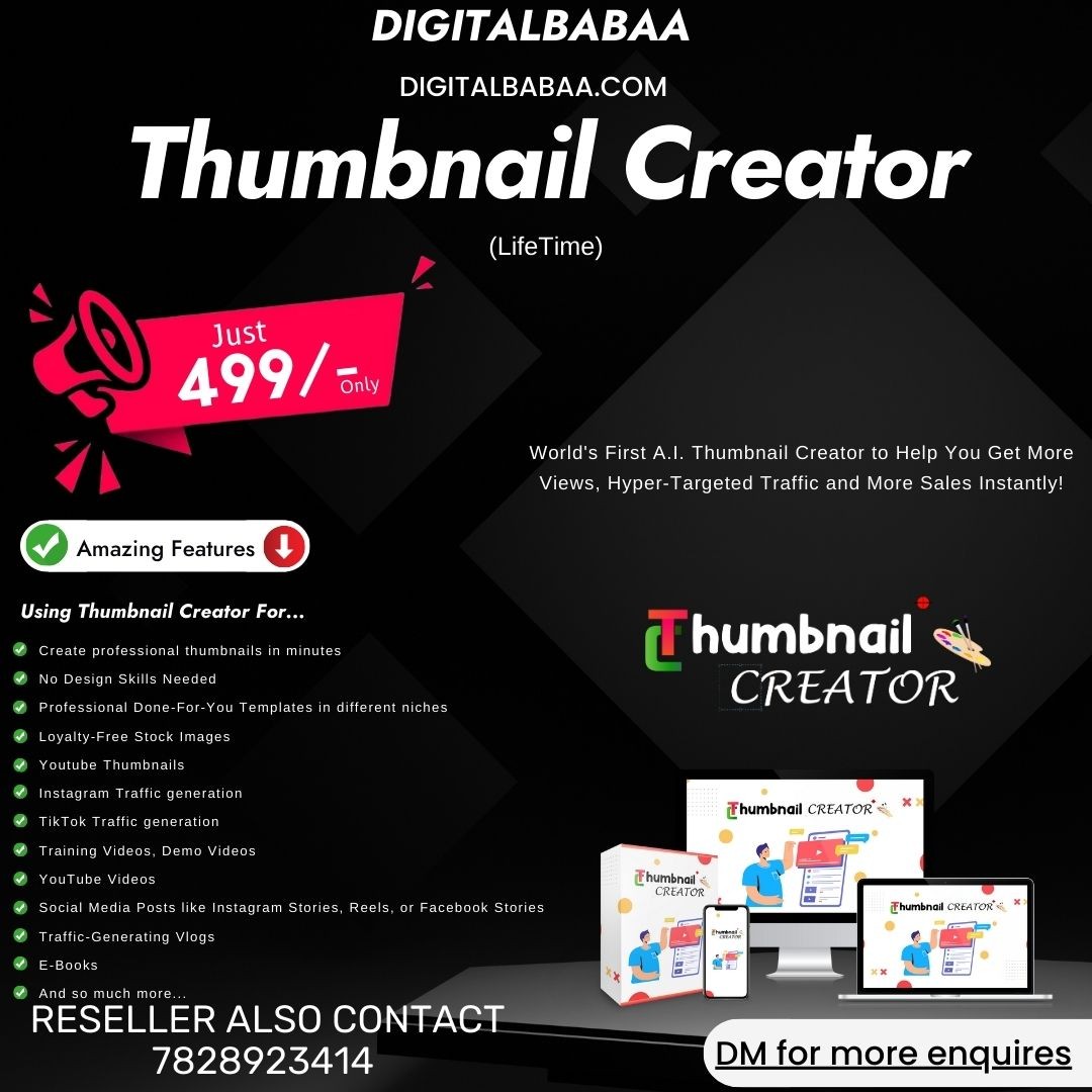 THUMBNAIL CREATOR LIFETIME